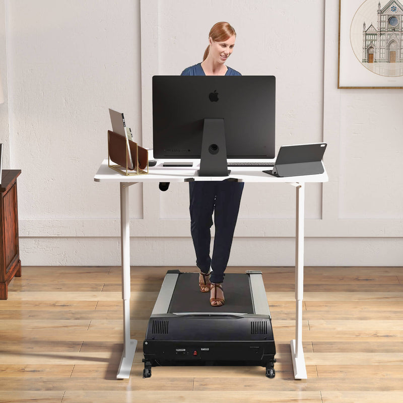 Furniwell 43"/ 55"/ 63" Electric Height Adjustable Standing Desk with Memory Preset