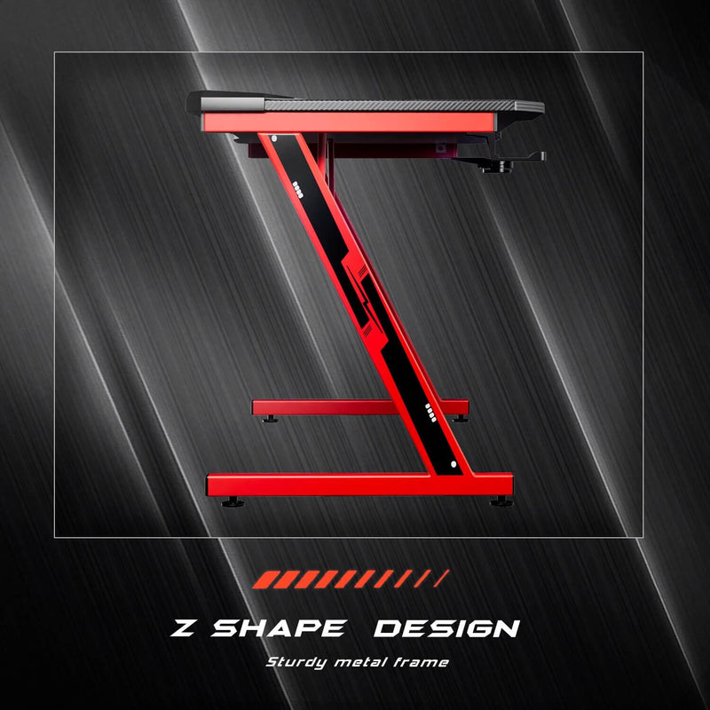 z shaped gaming desk